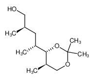 80657-88-1 (2R,4R)-2-methyl-4-((4S,5R)-2,2,5-trimethyl-1,3-dioxan-4-yl)pentan-1-ol