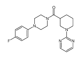 [4-(4-Fluorophenyl)-1-piperazinyl][1-(2-pyrimidinyl)-3-piperidiny l]methanone 605624-02-0