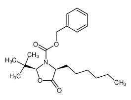 834898-09-8 spectrum, (2S,4S)-2-(1,1-dimethylethyl)-4-hexyl-5-oxo-3-oxazolidinecarboxylic acid phenylmethyl ester