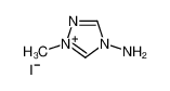 39602-93-2 structure, C3H7IN4