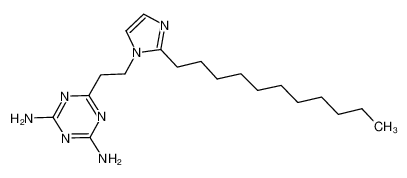 2,4-Diamino-6-[2-(2-Undecyl-1-Imidazolyl)Ethyl]-1,3,5-Triazine 50729-75-4