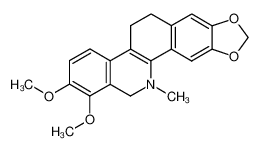 32155-84-3 spectrum, 1,2-dimethoxy-12-methyl-5,6,12,13-tetrahydro-[1,3]dioxolo[4',5':4,5]benzo[1,2-c]phenanthridine