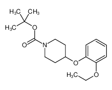 tert-butyl 4-(2-ethoxyphenoxy)piperidine-1-carboxylate 902836-72-0