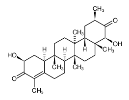 (2R,4S,4aR,6aR,6bS,11S,12aS,12bS,14aS,14bS)-4,11-dihydroxy-2,4a,6a,9,12b,14a-hexamethyl-1,2,4,4a,5,6,6a,6b,7,8,11,12,12a,12b,13,14,14a,14b-octadecahydropicene-3,10-dione 201534-10-3