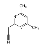 (4,6-二甲基-2-嘧啶基)乙腈
