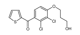 [2,3-dichloro-4-(3-hydroxypropoxy)phenyl]-thiophen-2-ylmethanone 236735-89-0