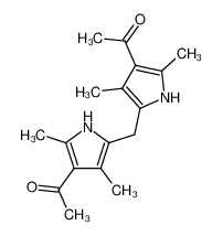 94803-71-1 1,1'-(2,4,2',4'-tetramethyl-5,5'-methanediyl-di-pyrrol-3-yl)-bis-ethanone