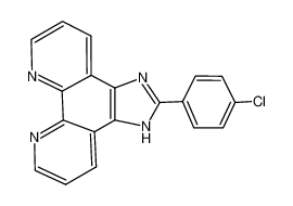 185129-90-2 structure, C19H11ClN4