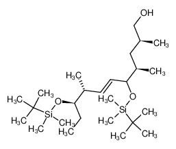 861676-04-2 (2S,4R,5R/S,6E,8R,9R)-5,9-bis(tert-butyldimetylsilyloxy)-2,4,8-trimethylundec-6-en-1-ol