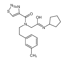 605638-84-4 structure, C19H24N4O2S