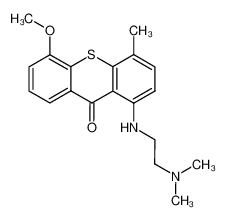 80568-26-9 1-((2-(dimethylamino)ethyl)amino)-5-methoxy-4-methyl-9H-thioxanthen-9-one