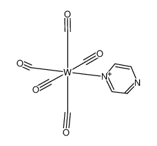 65761-19-5 structure, C9H4N2O5W+