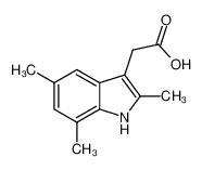 2-(2,5,7-trimethyl-1H-indol-3-yl)acetic acid 91957-25-4