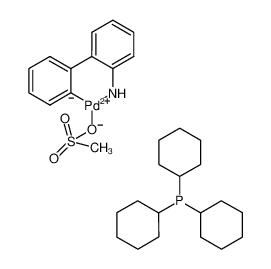 1445086-12-3 structure, C31H46NO3PPdS