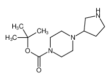 tert-butyl 4-pyrrolidin-3-ylpiperazine-1-carboxylate 885959-36-4