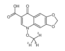 8-oxo-5-(trideuteriomethoxy)-[1,3]dioxolo[4,5-g]quinoline-7-carboxylic acid 1228182-43-1