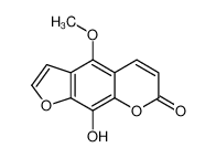 9-hydroxy-4-methoxyfuro[3,2-g]chromen-7-one 1603-47-0