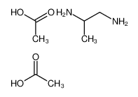 acetic acid,propane-1,2-diamine 60077-07-8