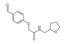 2-(4-formylphenoxy)-N-(oxolan-2-ylmethyl)acetamide 680992-22-7