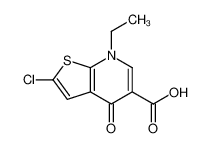 55503-43-0 2-chloro-7-ethyl-4-oxothieno[2,3-b]pyridine-5-carboxylic acid