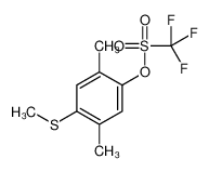 57728-81-1 (2,5-dimethyl-4-methylsulfanylphenyl) trifluoromethanesulfonate