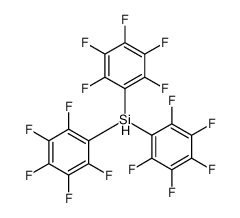 20160-40-1 spectrum, tris(2,3,4,5,6-pentafluorophenyl)silicon