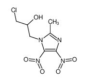 1-chloro-3-(2-methyl-4,5-dinitroimidazol-1-yl)propan-2-ol 105687-87-4