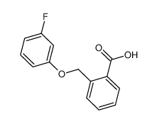 2-[(3-Fluorophenoxy)methyl]benzoic acid 114312-47-9