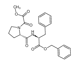 benzyl (2S)-2-[[(2S)-1-(2-methoxy-2-oxoacetyl)pyrrolidine-2-carbonyl]amino]-3-phenylpropanoate 129987-97-9