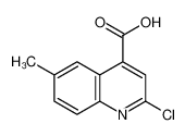 2-chloro-6-methylquinoline-4-carboxylic acid 50503-75-8