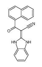 2-(1,3-dihydrobenzimidazol-2-ylidene)-3-naphthalen-1-yl-3-oxopropanenitrile 6057-75-6