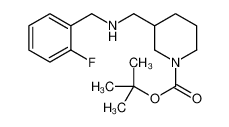 tert-butyl 3-[[(2-fluorophenyl)methylamino]methyl]piperidine-1-carboxylate 887587-48-6