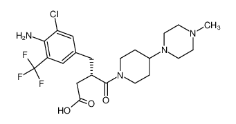 1400765-55-0 structure, C22H30ClF3N4O3