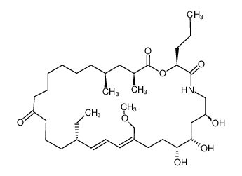 119656-23-4 structure, C37H65NO8