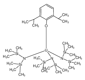 145275-00-9 structure, C30H71N3OSi6U