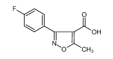 3-(4-氟苯基)-5-甲基-4-异恶唑羧酸