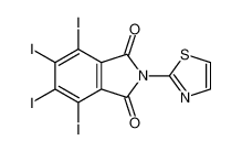 19971-28-9 4,5,6,7-tetraiodo-2-(1,3-thiazol-2-yl)isoindole-1,3-dione
