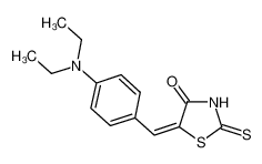 5-(4-DIETHYLAMINOBENZYLIDENE)RHODANINE 35778-58-6