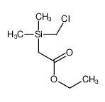 ethyl 2-[chloromethyl(dimethyl)silyl]acetate 13950-54-4