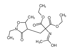 二乙基乙酰氨基{[2-(甲氧基甲基)-5-甲基-3-氧代-2,3-二氢-1,2-恶唑-4-基]甲基}丙二酸酯