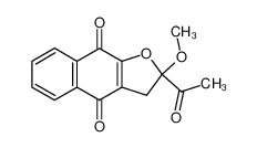 318997-73-8 spectrum, 2-acetyl-2-methoxy-2,3-dihydro-naphtho[2,3-b]furan-4,9-dione