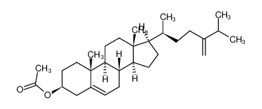 13000-50-5 (20S)-24-methylcholesta-5,24(28)-dien-3β-yl acetate