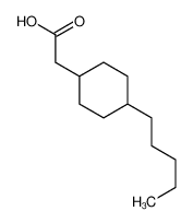 2-(4-pentylcyclohexyl)acetic acid 84219-03-4