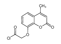 2-(4-methyl-2-oxochromen-7-yl)oxyacetyl chloride 91454-65-8