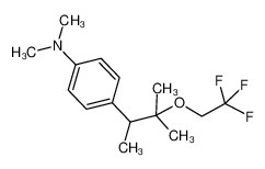 1313507-03-7 3-[4-(dimethylamino)phenyl]-2-methyl-2-(2,2,2-trifluoroethoxy)butane