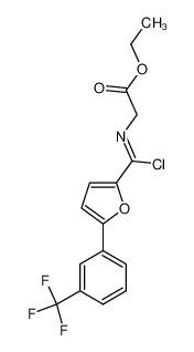 92972-98-0 spectrum, ethyl 2-((chloro(5-(3-(trifluoromethyl)phenyl)furan-2-yl)methylene)amino)acetate