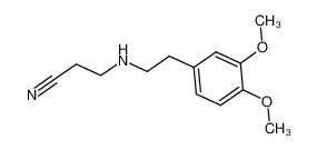 3-[(3,4-二甲氧基苯乙基)氨基]丙腈
