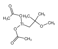 58301-75-0 (2-methoxy-2-methylpropyl)thallium(III) acetate