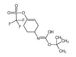 [4-[(2-methylpropan-2-yl)oxycarbonylamino]cyclohexen-1-yl] trifluoromethanesulfonate