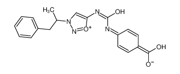 78915-40-9 4-[[3-(1-phenylpropan-2-yl)oxadiazol-3-ium-5-yl]carbamoylamino]benzoate